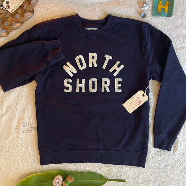 NORTH SHORE - ivory on navy